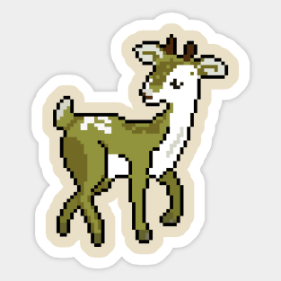 Pixel Perfection Mouse Deer Sticker